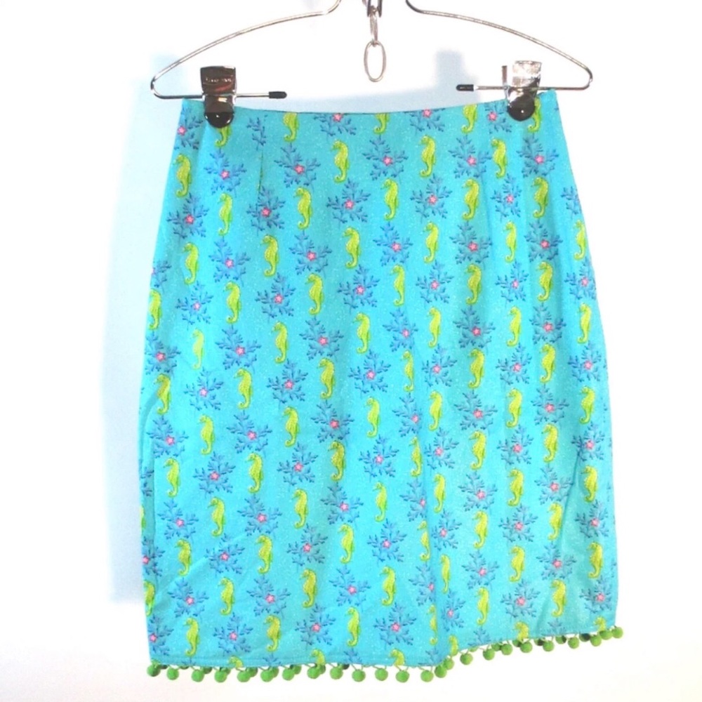 Seahorse Skirt pom pom trim Sixth Alice size 2